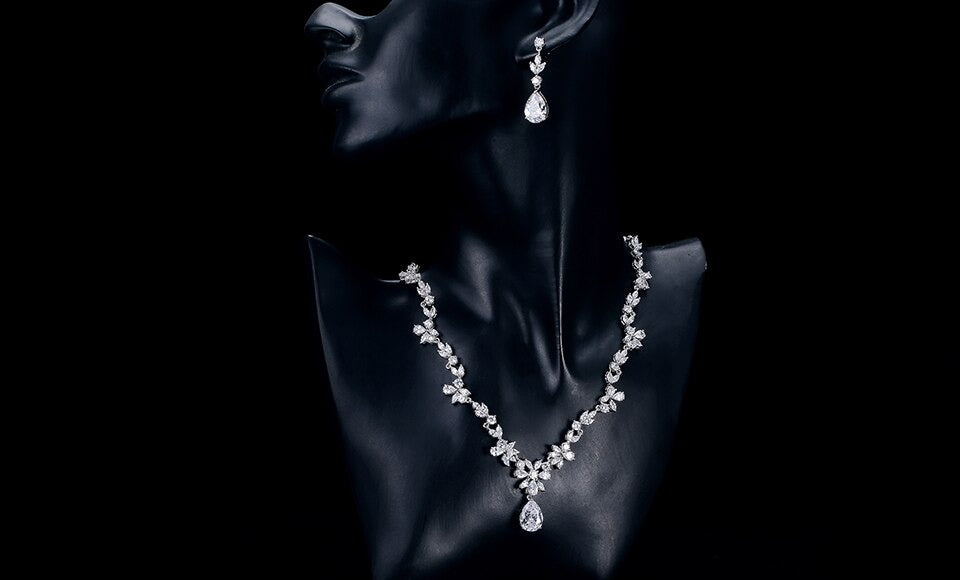 accessories : Dames Kristallen Juwelen Set in van Pantino
