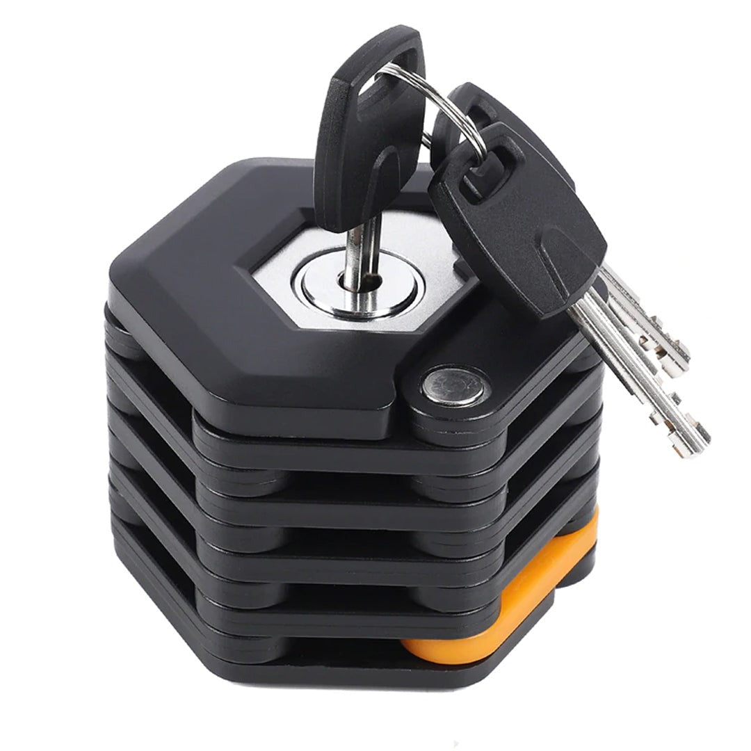 outdoor equipment : SecureFold | Opvouwbaar Fietsslot - Compact & Lichtgewicht in van Pantino