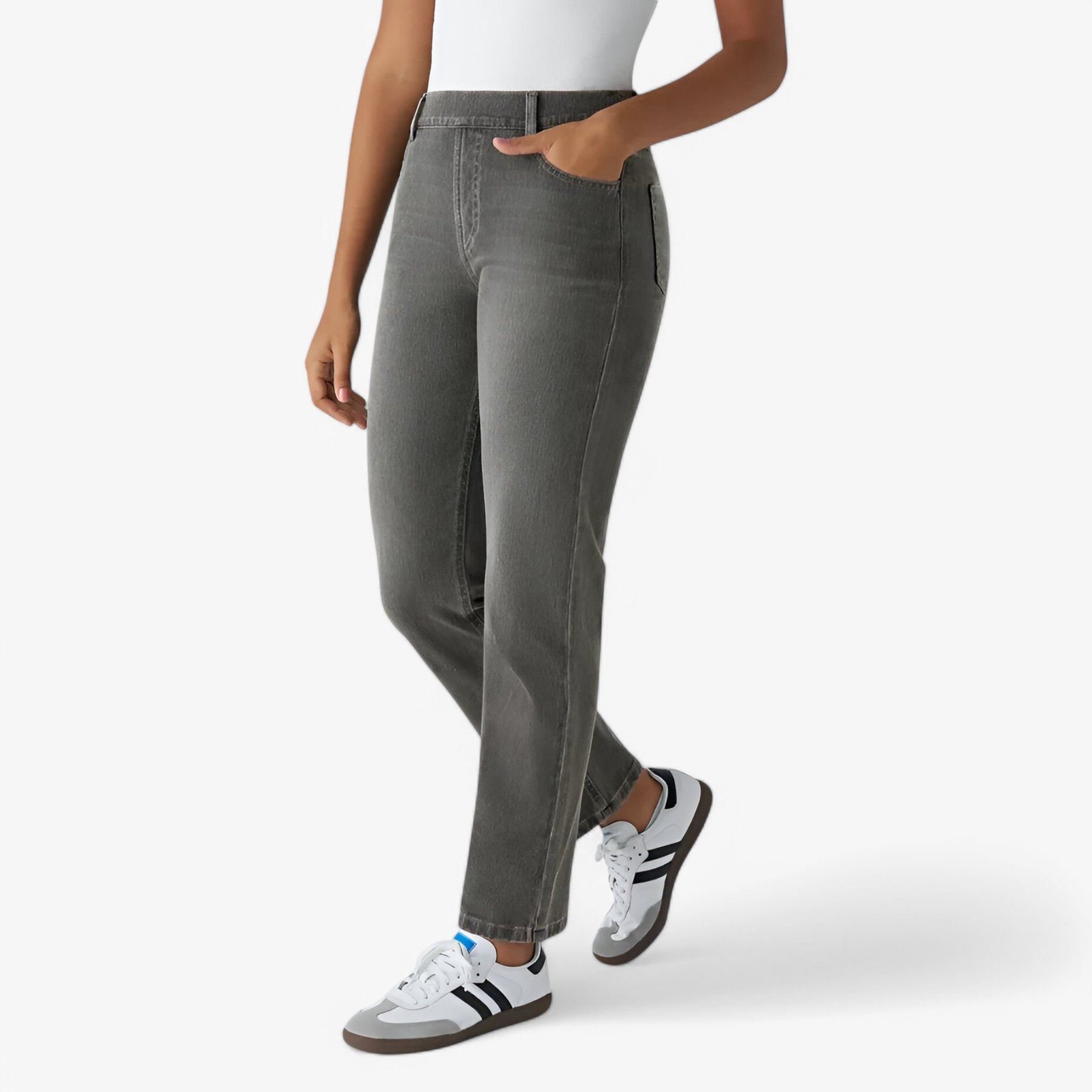 (pinterest) Nina | Broek met hoge taille - Rekbaar & Comfortabel - € : Nina | Broek met hoge taille - Rekbaar & Comfortabel in van Pantinoshop