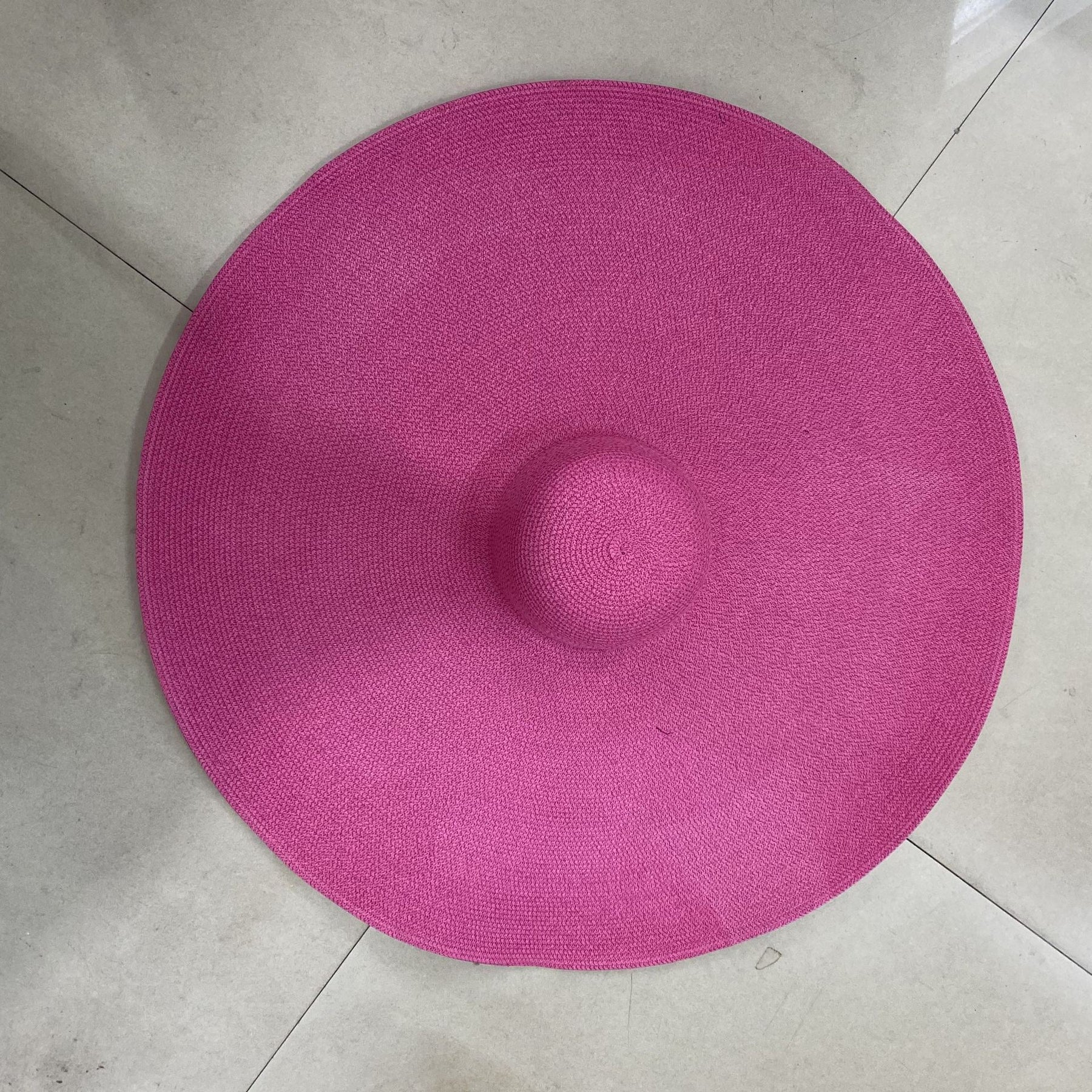 accessories : Veala | Zonnehoed in Roze Rood One size van Pantino