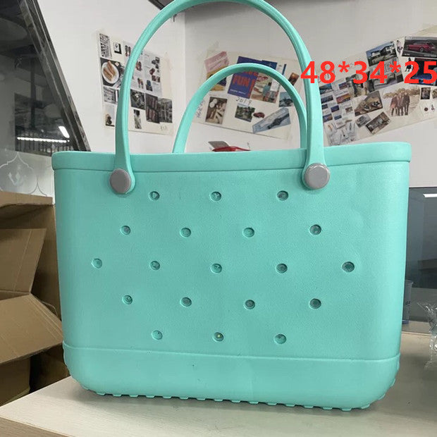 bags : Veala | Waterdichte strandtas - Seaside Essentials in Lichtblauw M van Pantino