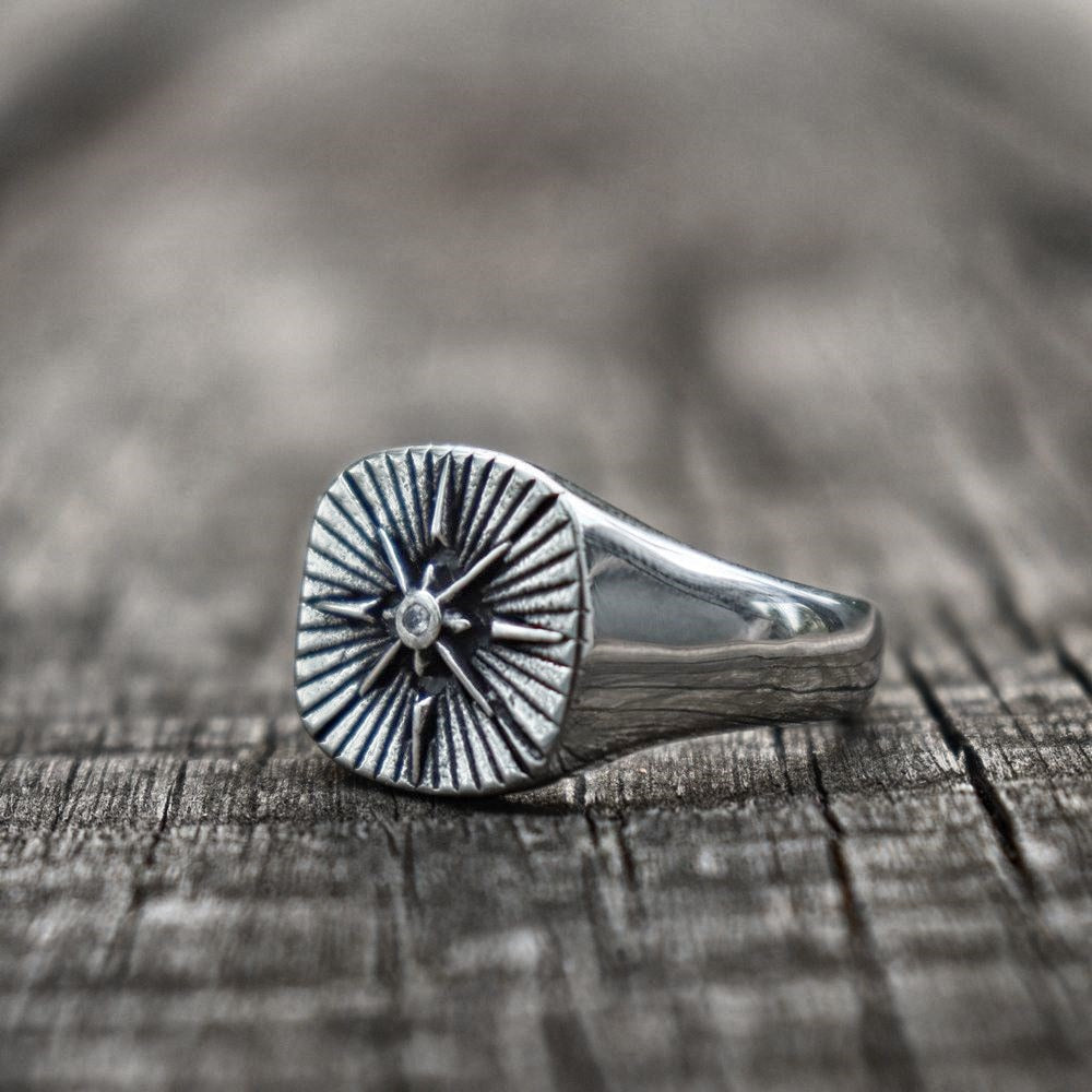 accessories : Polaris Ster Zegelring in van Pantino