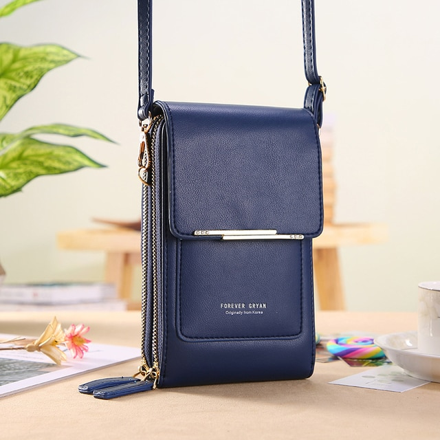 bags : Monica Anti Diefstal Handtas in Blauw van Pantino