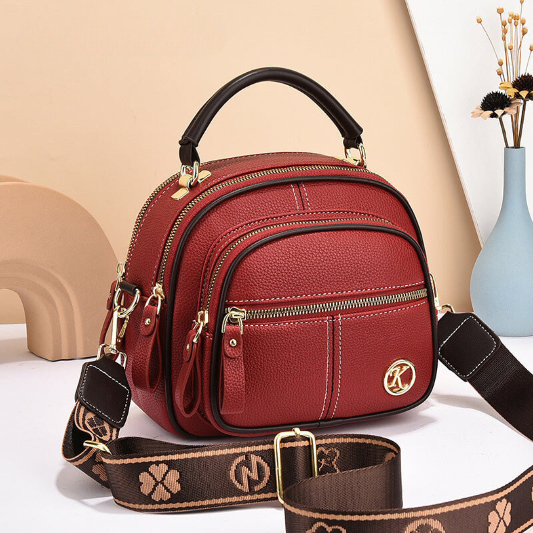 bags : THE CABO BAG in ROOD van Pantino