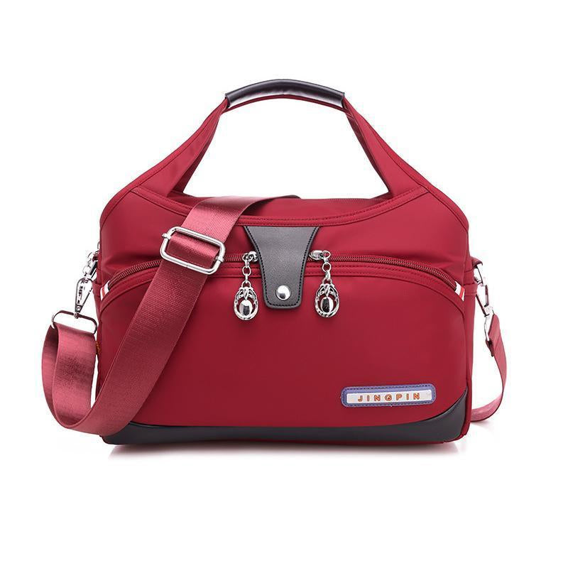 bags : MultiSafe - Waterdichte Nylon Handtas in Rood van Pantino