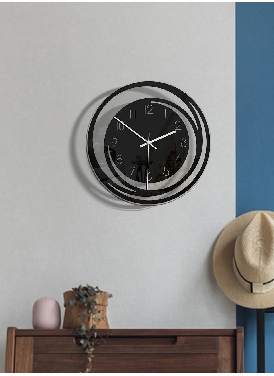 home & garden : Analoge Wanddecoratie | Silent Timepiece - Brengt verfijnde stilte in uw ruimte in van Pantinoshop