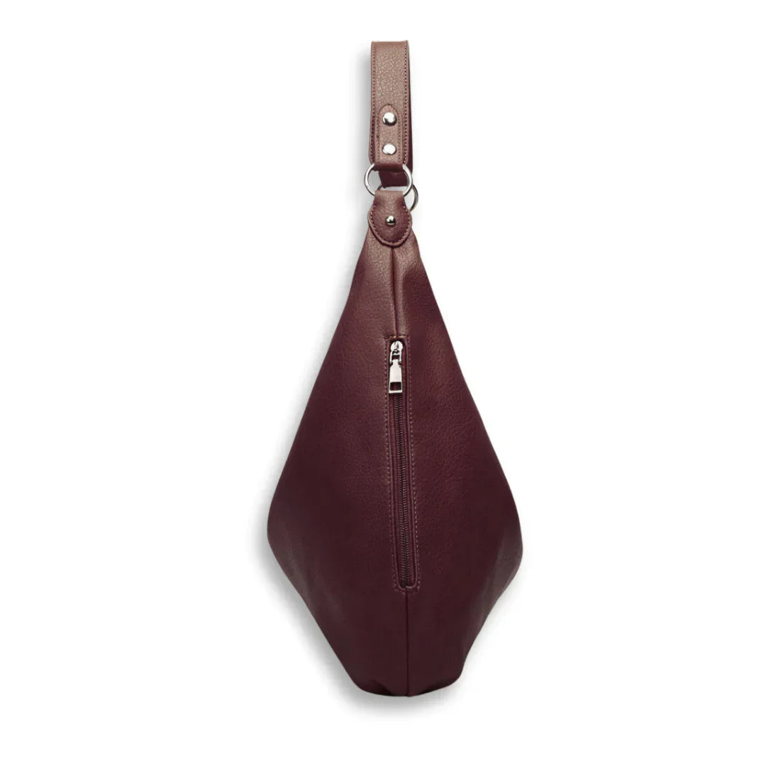bags : Kaia Vegan Leren Hobo Tas in van Pantino