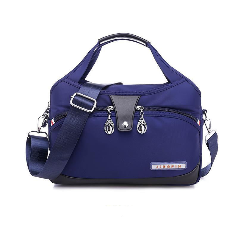 bags : MultiSafe - Waterdichte Nylon Handtas in Blauw van Pantino