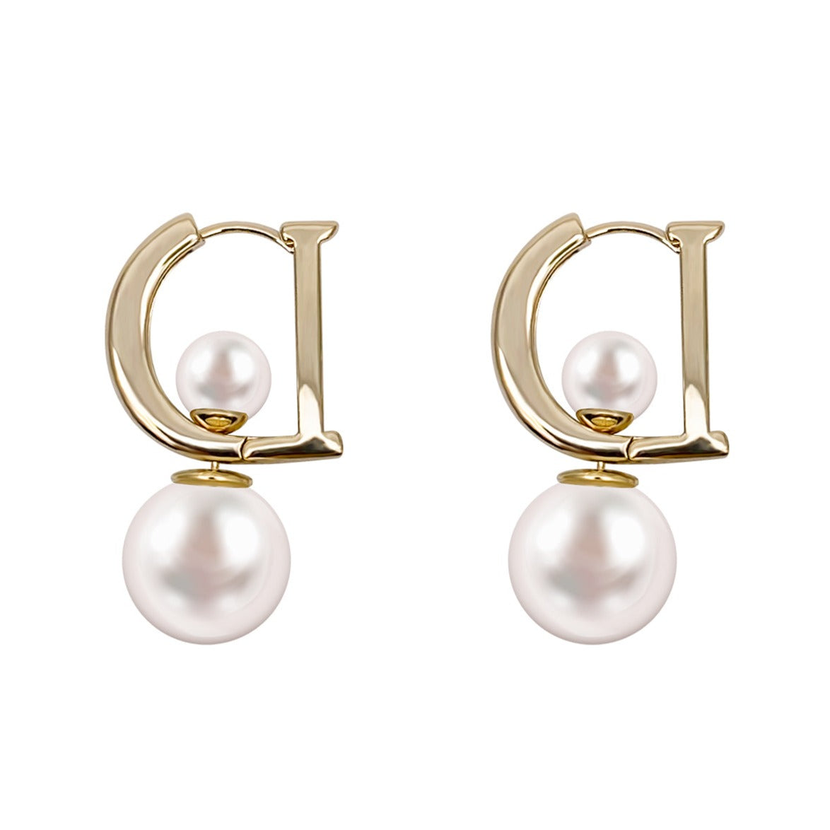 accessories : Demi Parel Luxe Studs in van Pantino