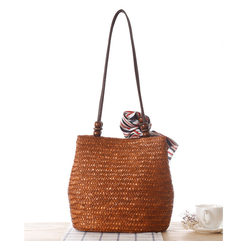 Beach bags : Veala | Schoudertas van stro in van Pantino