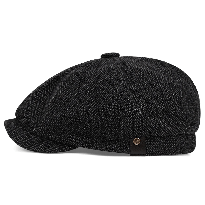 men's fashion : 2025 Nieuwe lente en herfst heren casual hoed Retro dunne baret in van Pantino