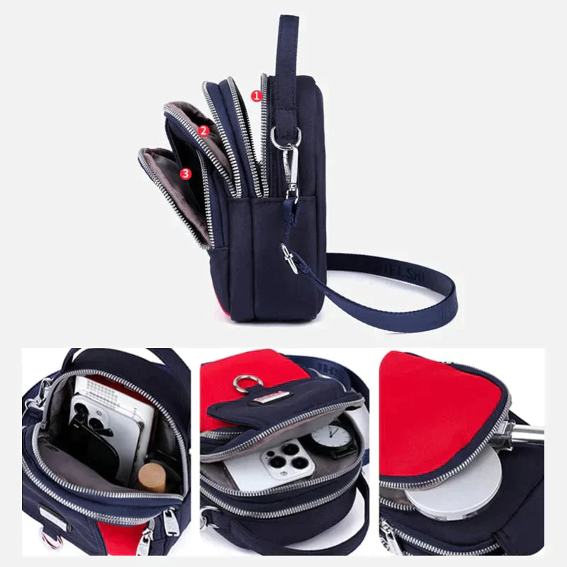 bags : PhoneBag - Telefoonhoesje met rits voor crossbodytas in van Pantino