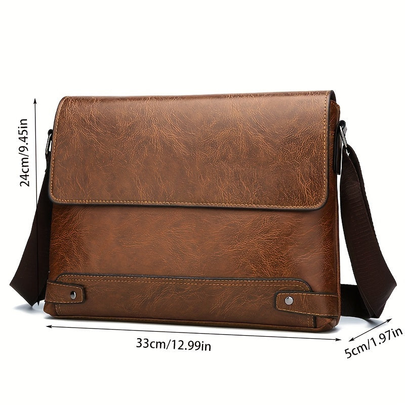 bags : Retro Eenvoudige Elegante Zakelijke PU Lederen Sling Bags in van Pantino