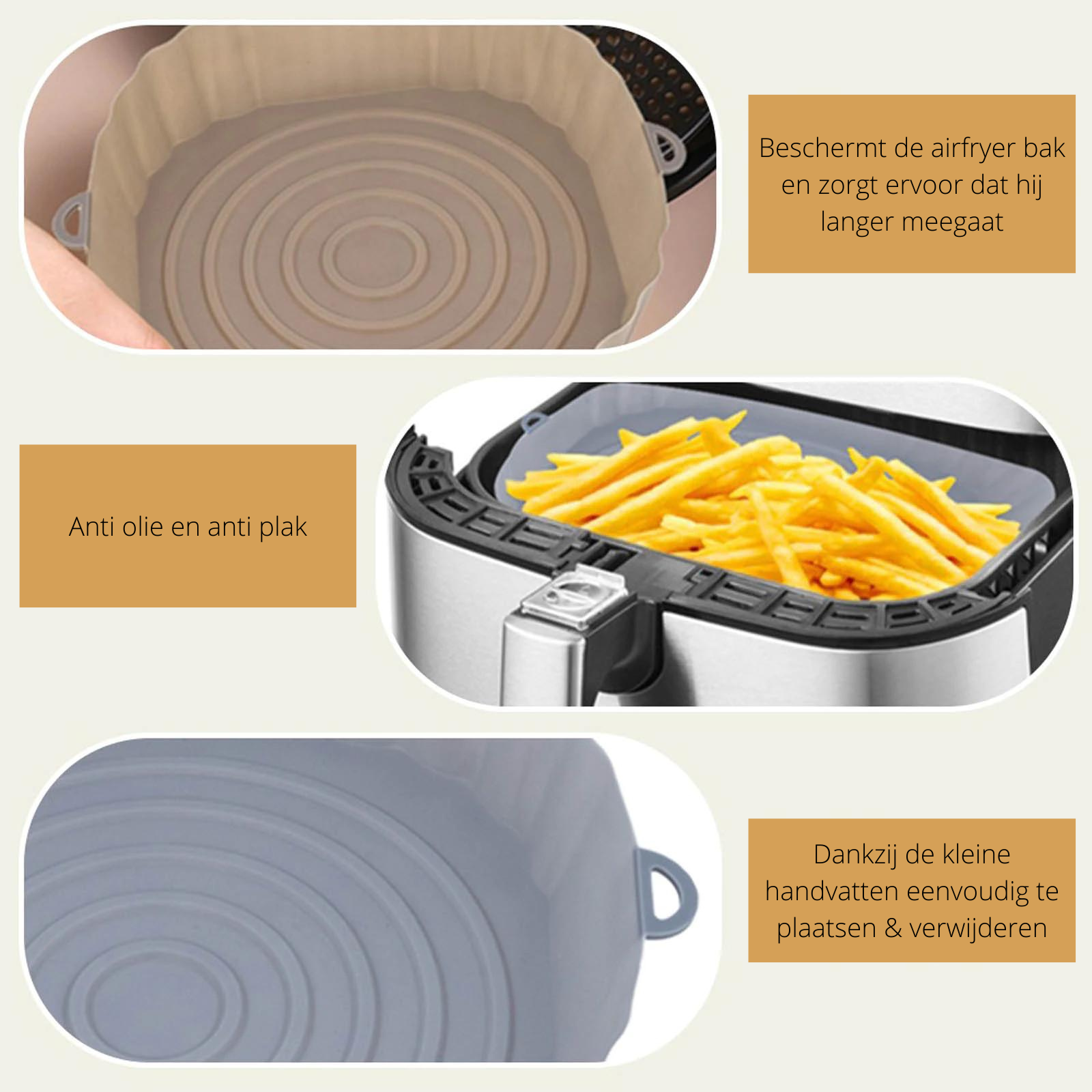 home & garden : Siliconen Airfryer Vorm | Herbruikbaar, multifunctioneel & kan in de vaatwasser! in van Pantino