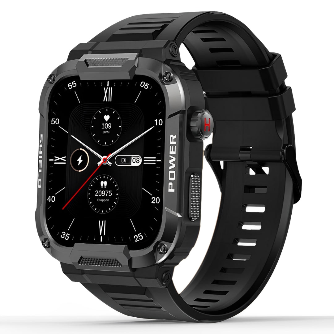 watches : THE ELITE WATCH in ZWART van Pantino