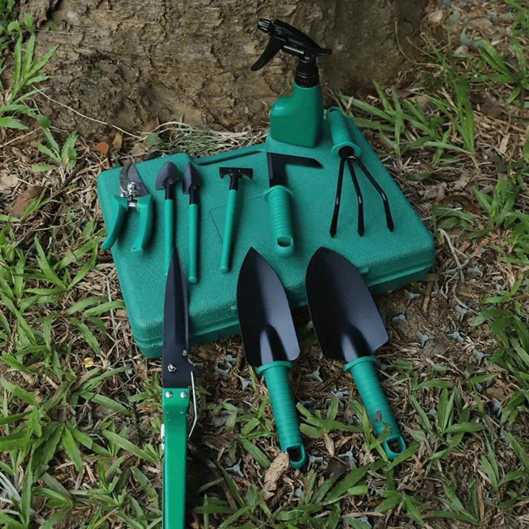 home & garden : Uitgebreide Roestvrijstalen Tuiniers Set (10 delig) in van Pantino
