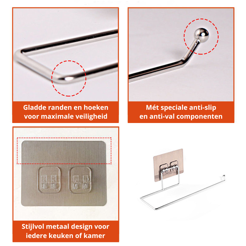 home & garden : Keukenrol Hanger (2 st.) | Houd je keukenpapier bij de hand & jouw keuken georganiseerd! in van Pantino