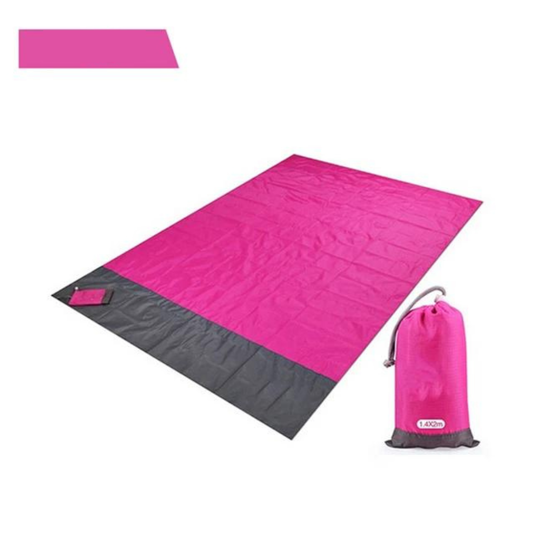 outdoor equipment : Towey - Waterdichte strandmat, draagbare picknickmat voor buiten in Roze van Pantino