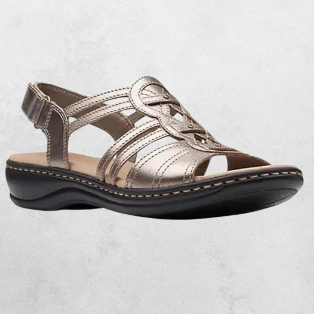 men's fashion : Annelot™- Elegante & Ondersteunende sandalen in Goud van Pantino