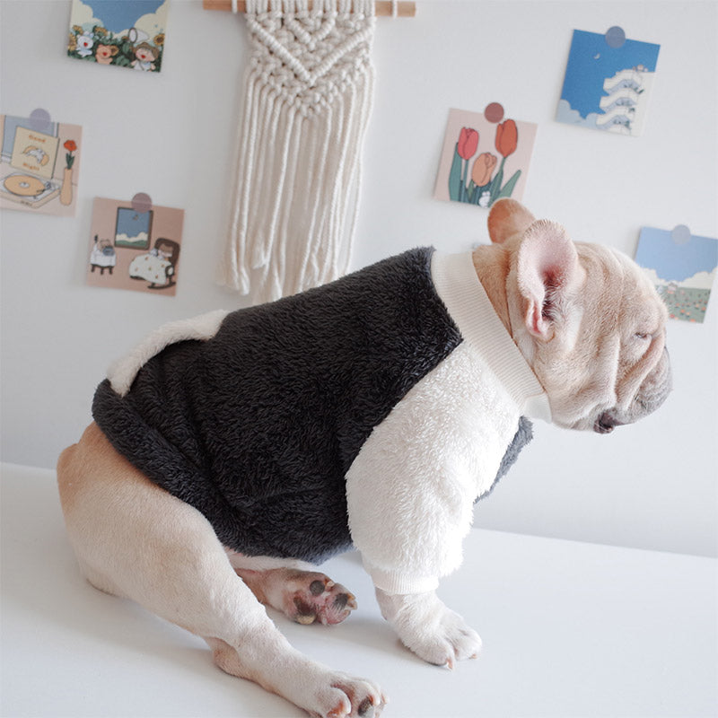 pets : Fleece-gevoerde Omkeerbare Jas voor Honden in van Pantino