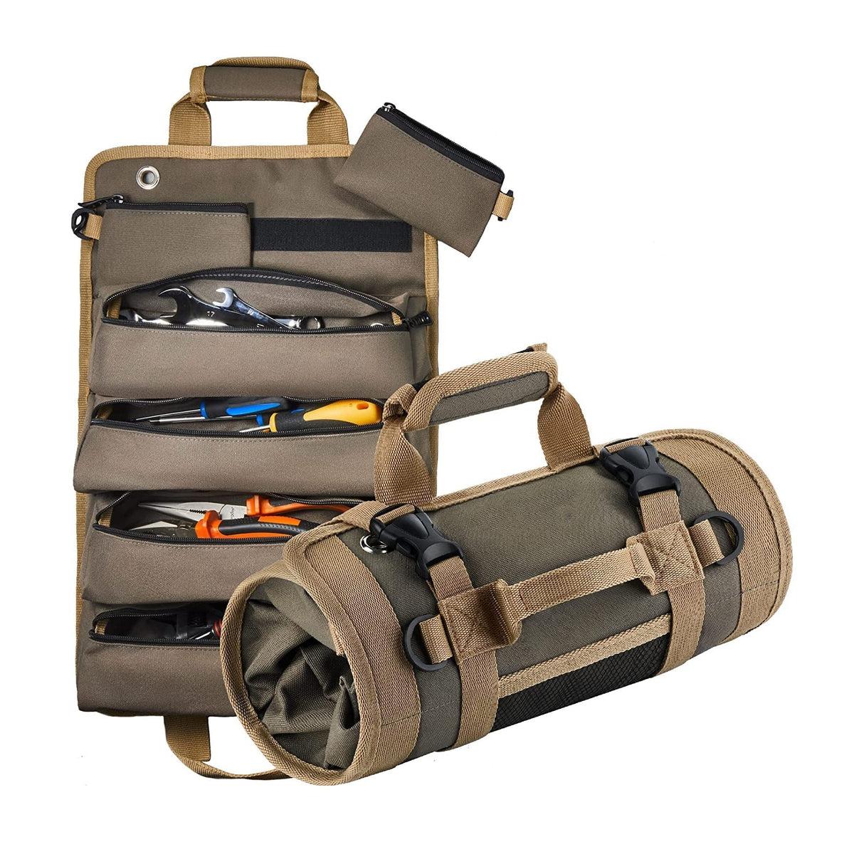 accessories : ProFlex Multifunctionele Tool Tas in Militair Groen van Pantino