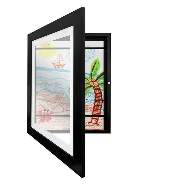 home & garden : Kids Art Frame | Bewaar alle kunstwerken van uw kinderen! in Zwart (LAATSTE VOORRAAD) van Pantino