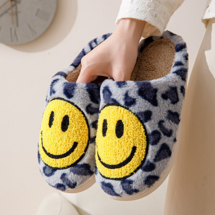 other : HappySlides™ - Luipaard smiley in Blauw van Pantino