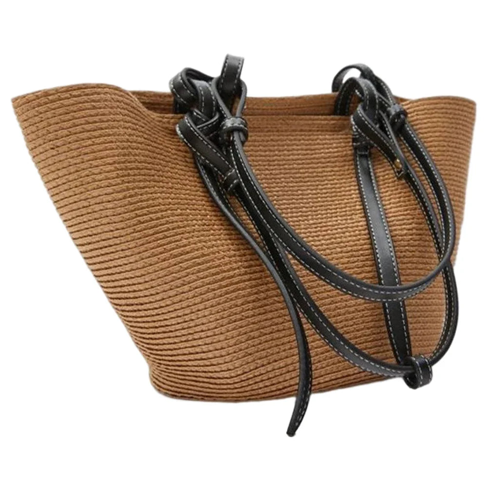 bags : MARJO - Strandschoudertas van stro voor dames in van Pantino