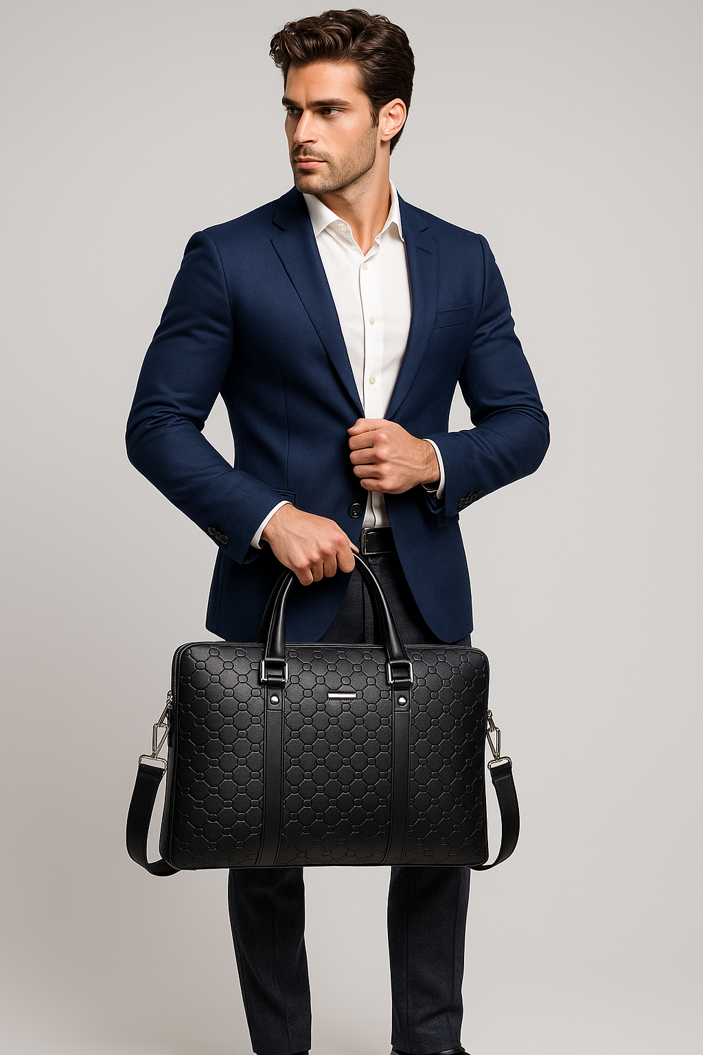 Nolan Leren Laptoptas voor Mannen - Hoge Kwaliteit, Ruim en Veelzijdig- €25 : Nolan Leren Laptoptas voor Mannen - Hoge Kwaliteit, Ruim en Veelzijdig in van Pantinoshop