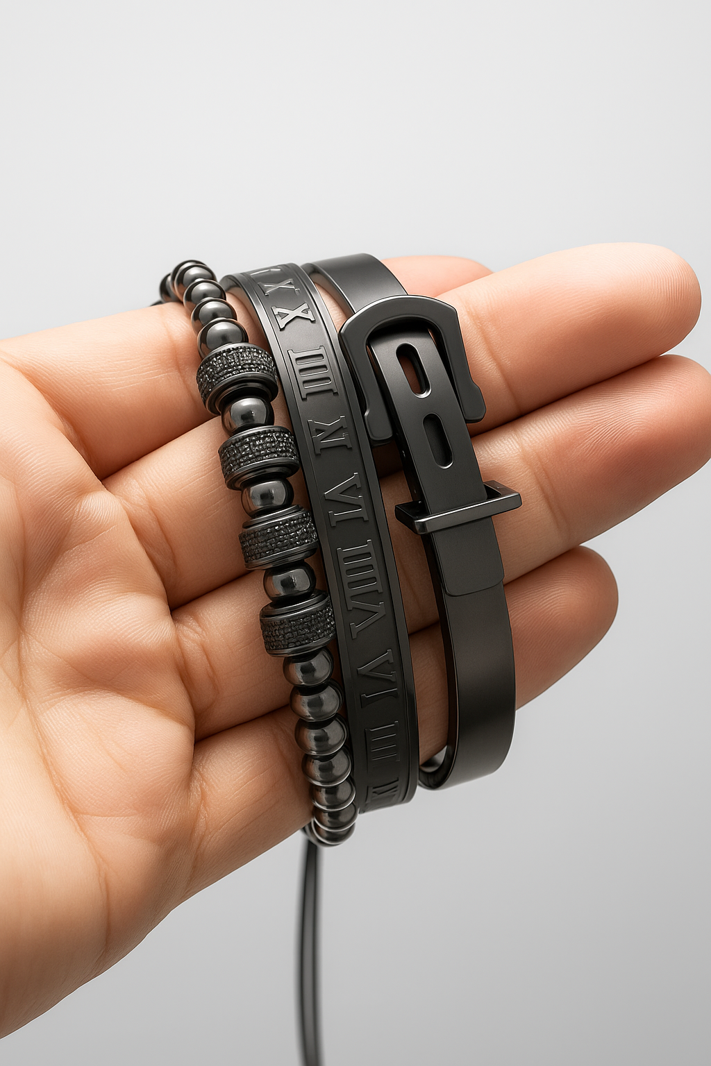 accessories : Titanium Armband Set in van Pantino