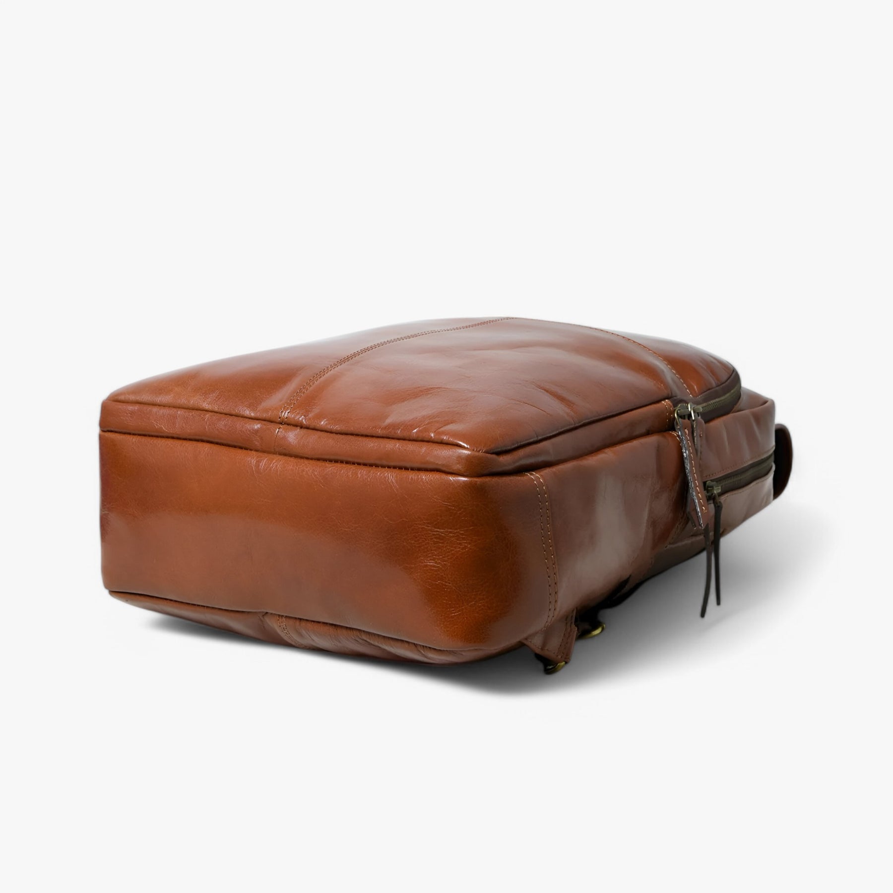 Valentino | Luxe Italiaanse Leren Rugzak - Bruin - €25 : Valentino | Luxe Italiaanse Leren Rugzak - Bruin in van Pantinoshop