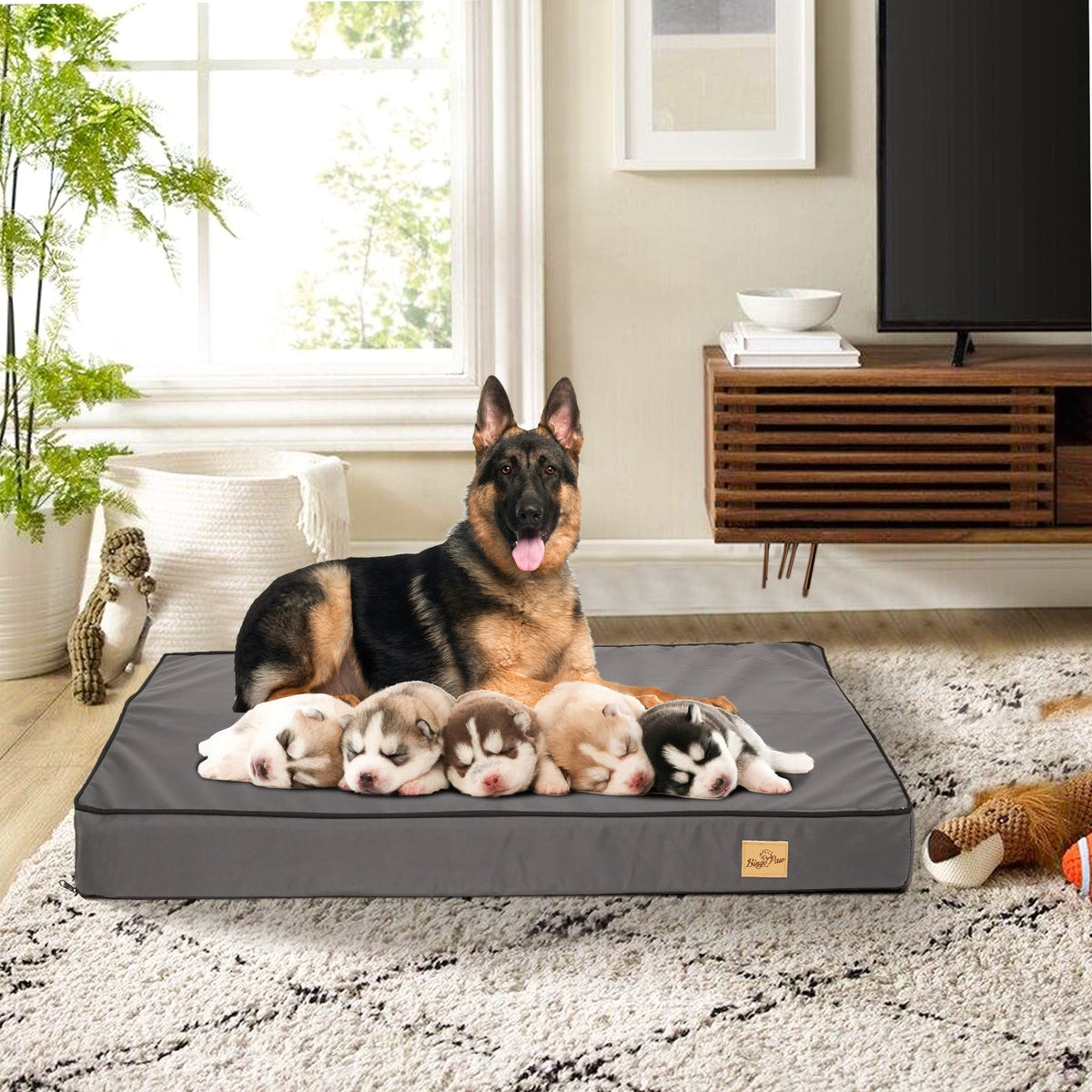 pets : Maxi Comfort Hondenbed - Grijs in van Pantino