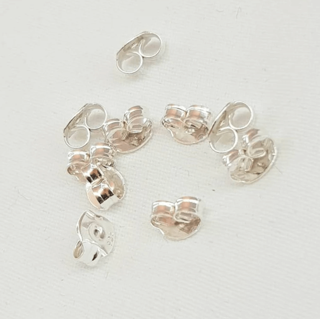 accessories : Oorbellen Achterstopper in Zilver van Pantino