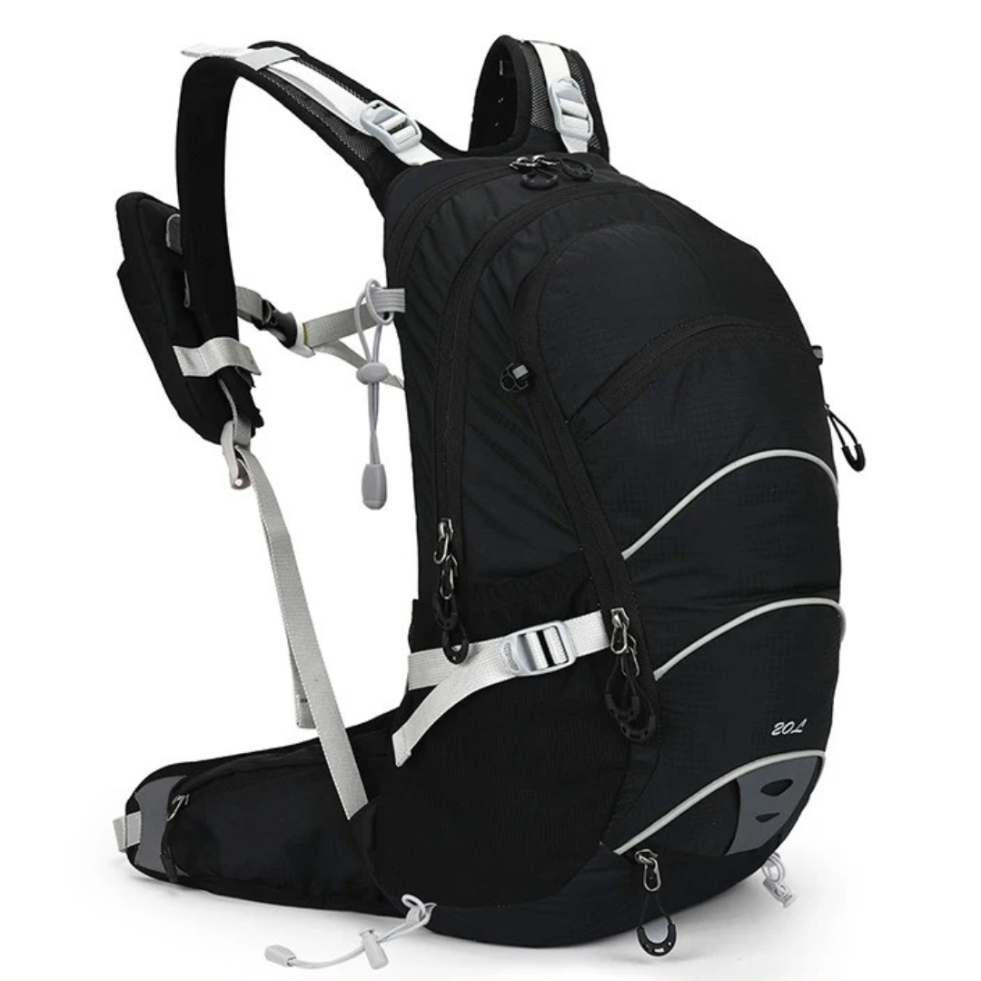 outdoor equipment : ExploreX | Waterdichte rugzak - 20L in Zwart van Pantino