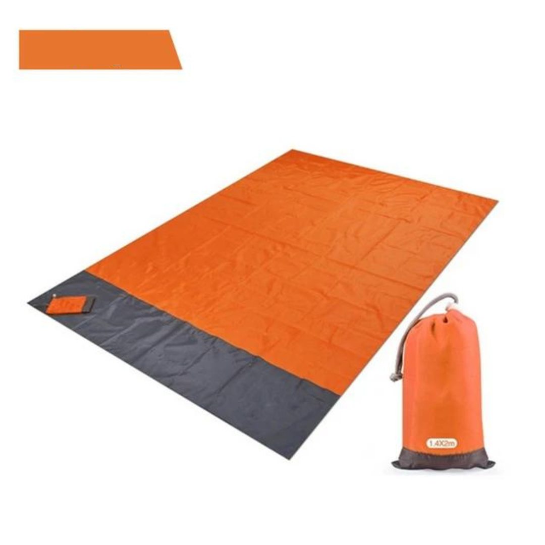 outdoor equipment : Towey - Waterdichte strandmat, draagbare picknickmat voor buiten in Oranje van Pantino
