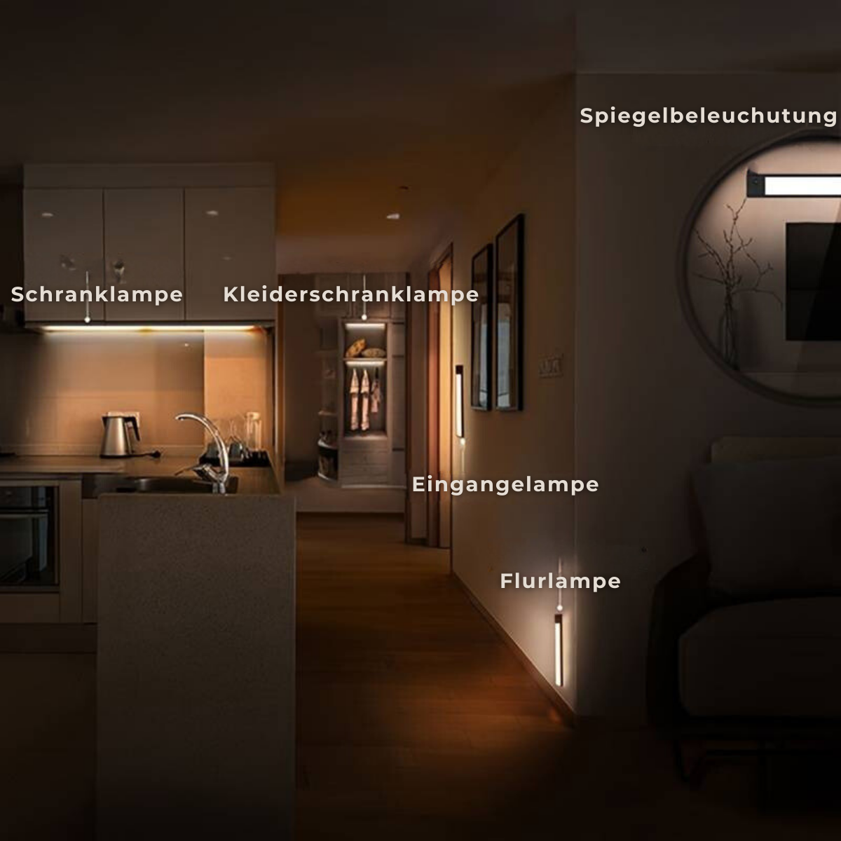 Luminarlux | USB-LED-lamp met sensormodus - €25 : Luminarlux | USB-LED-lamp met sensormodus in van Pantinoshop