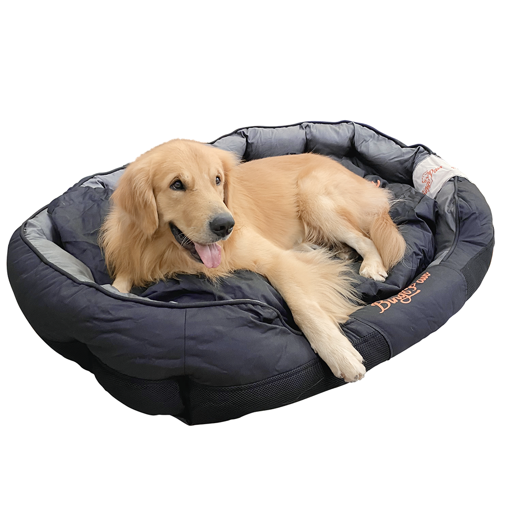 pets : Comfortabele Hondenmand Deluxe - Zwart in van Pantino