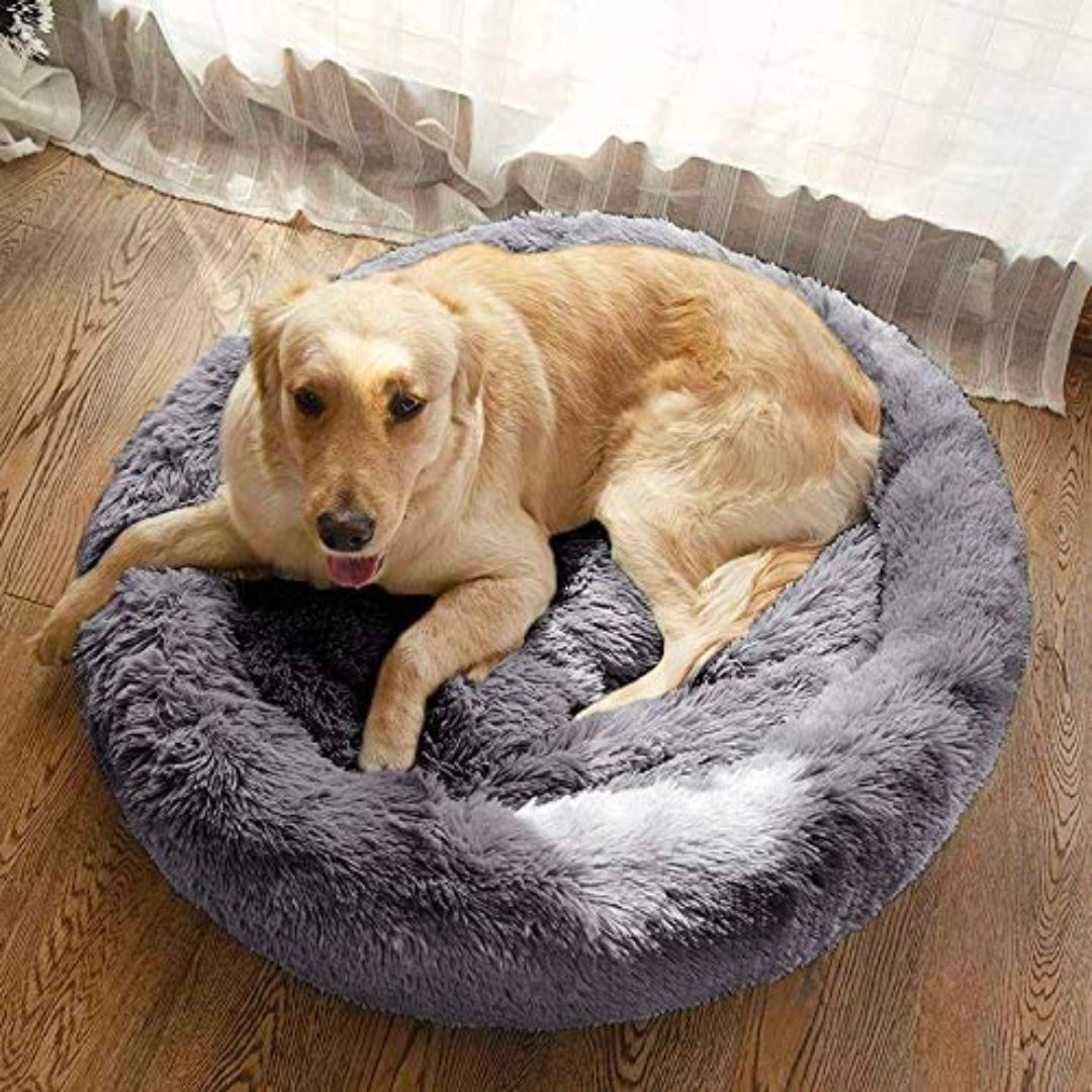 pets : Baron | Knuffeldonut - knus en comfortabel hondenbed in van Pantino
