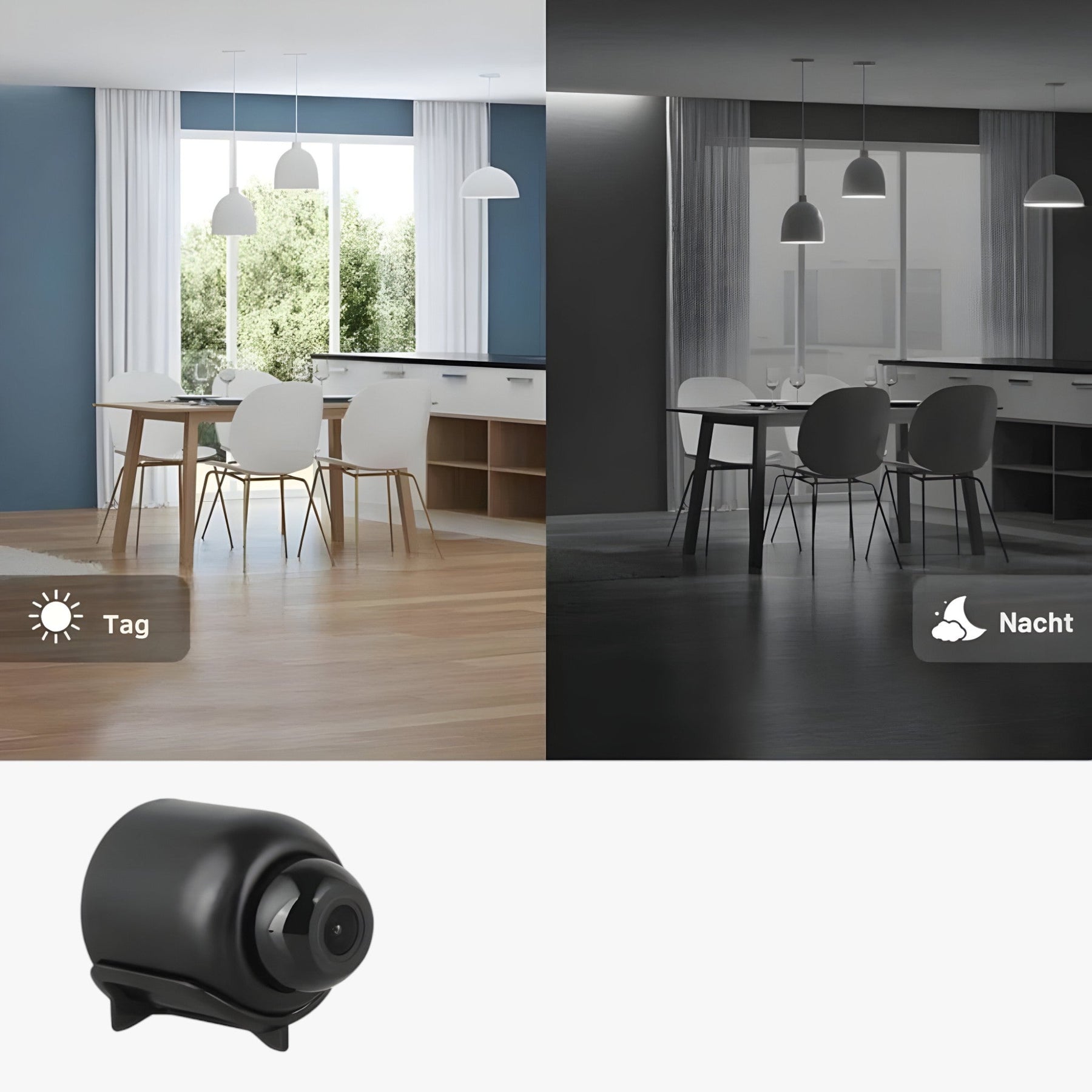 Uniko HD Mini Beveiligingscamera - €25 : Uniko HD Mini Beveiligingscamera in van Pantinoshop