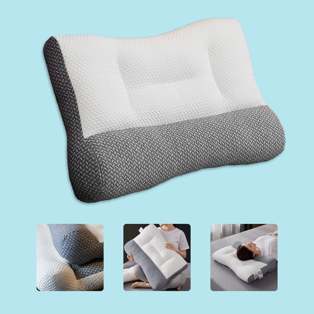 home & garden : SleepEase™ - Een comfortabele nachtrust zonder nekpijn in Wit van Pantino