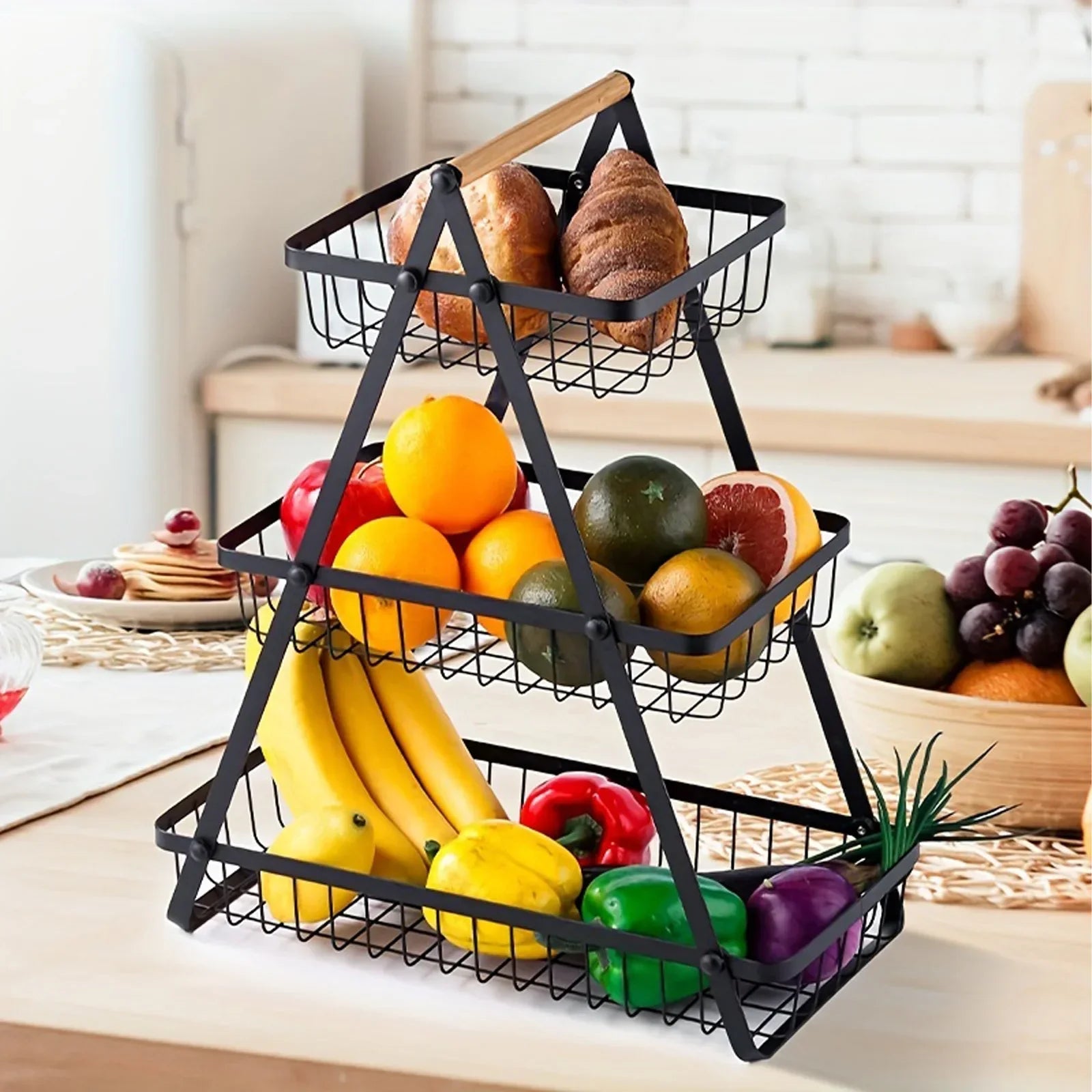home & garden : FruitCascade - 3-laags Fruitmand in van Pantino