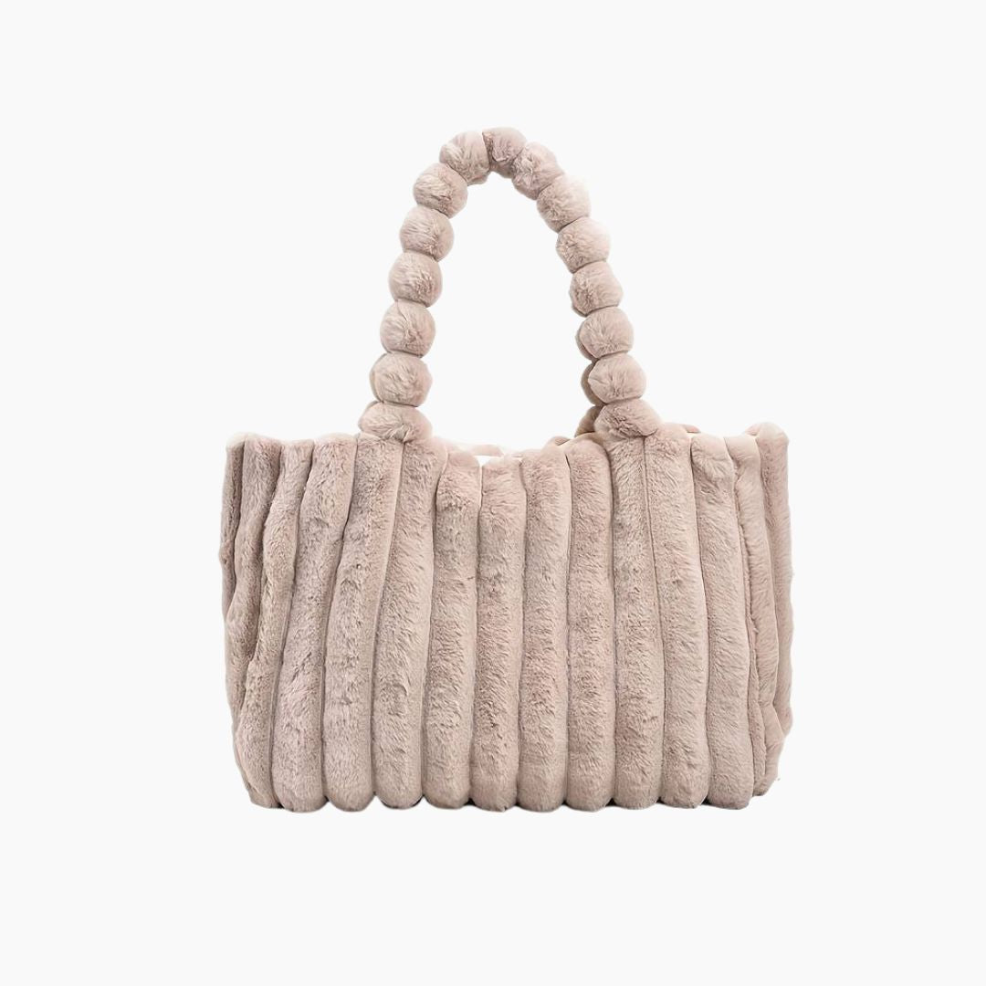 bags : Mary Evi - Chunky Schoudertas in Khaki van Pantino