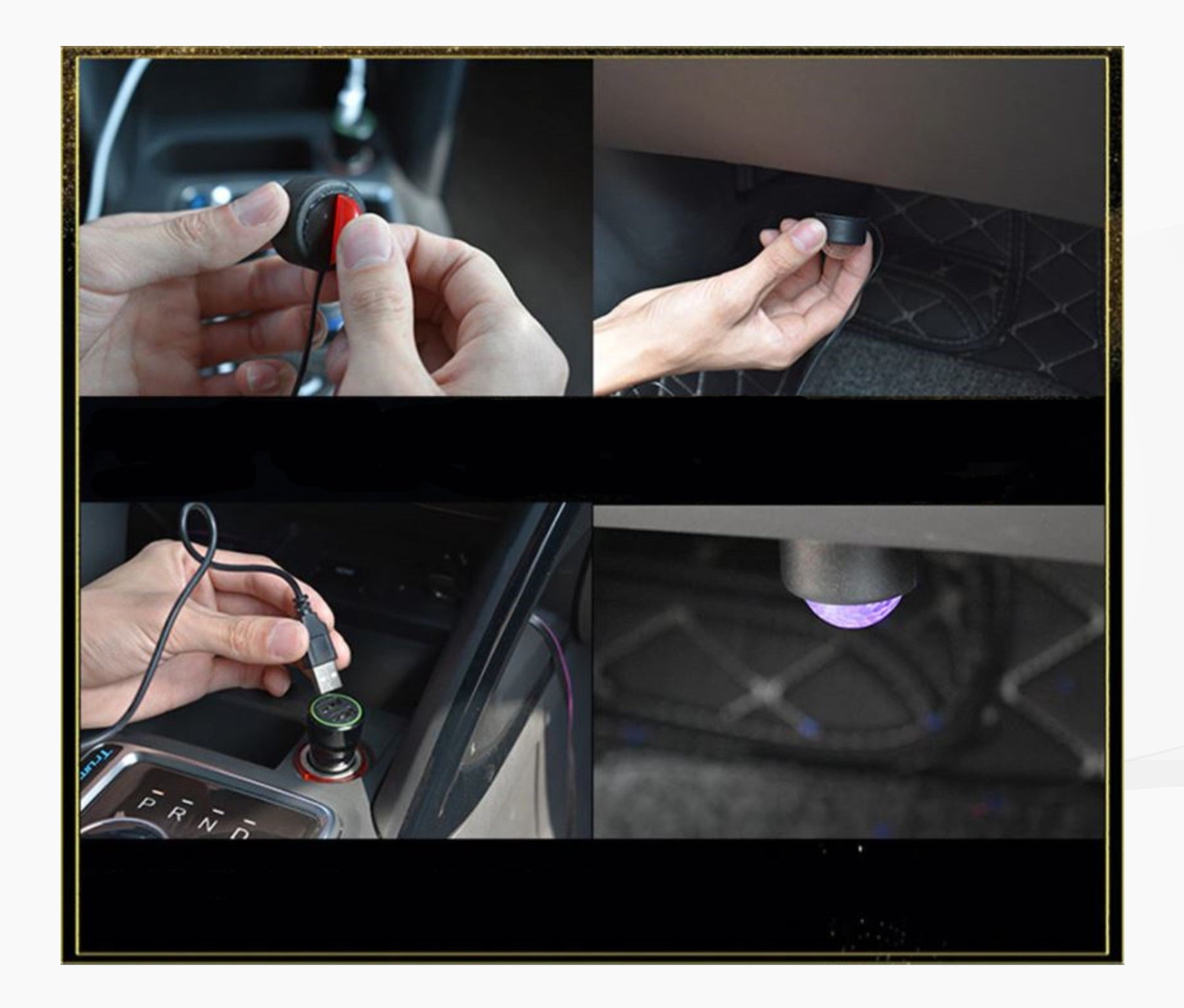 gadgets : Led USB Car Foot Lights™ in van Pantino