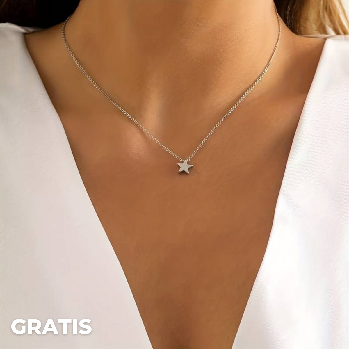 accessories : Isabella Sterretjes Ketting | Breng geluk naar je toe! in Zilver van Pantino