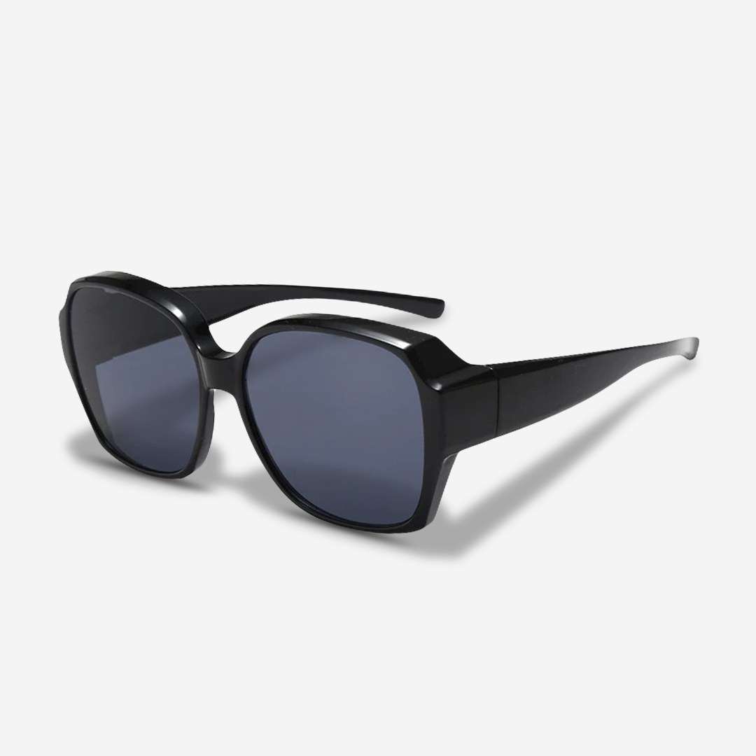 accessories : ClipShades | Stijlvolle Overzetzonnebrillen voor Brildragers in Pro Zwart van Pantino