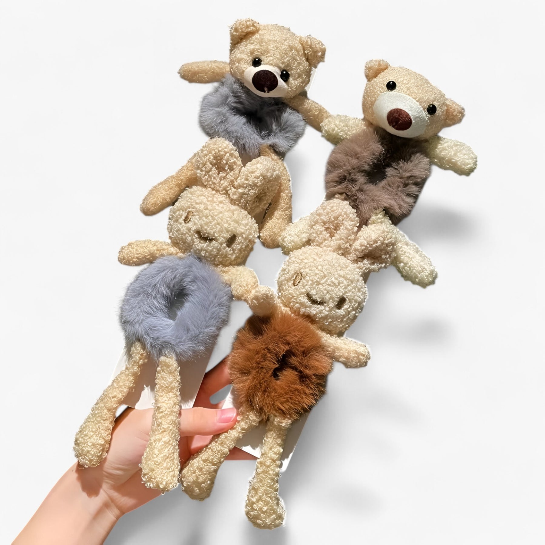 accessories : Lena | Schattige Pluche Haarband Set in van Pantinoshop
