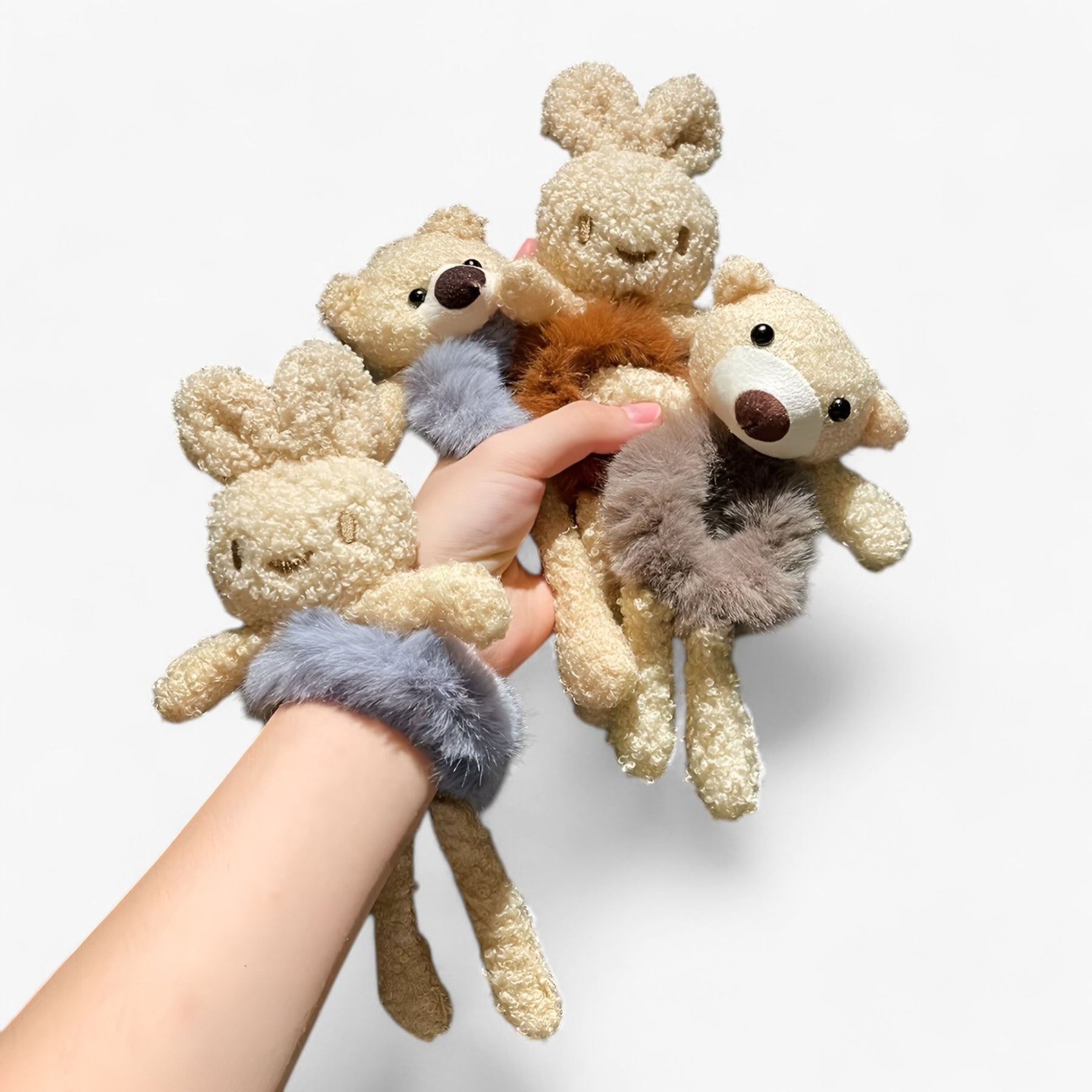 accessories : Lena | Schattige Pluche Haarband Set in van Pantinoshop