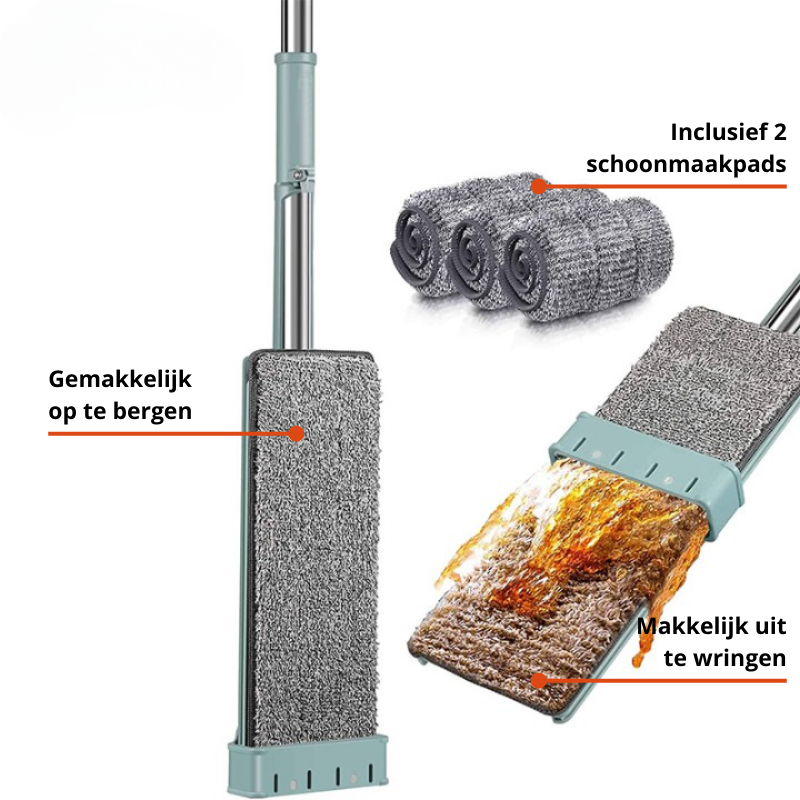 home & garden : EasyMop | Bespaar tijd en moeite met de handige squeeze reinigingsfunctie in van Pantino
