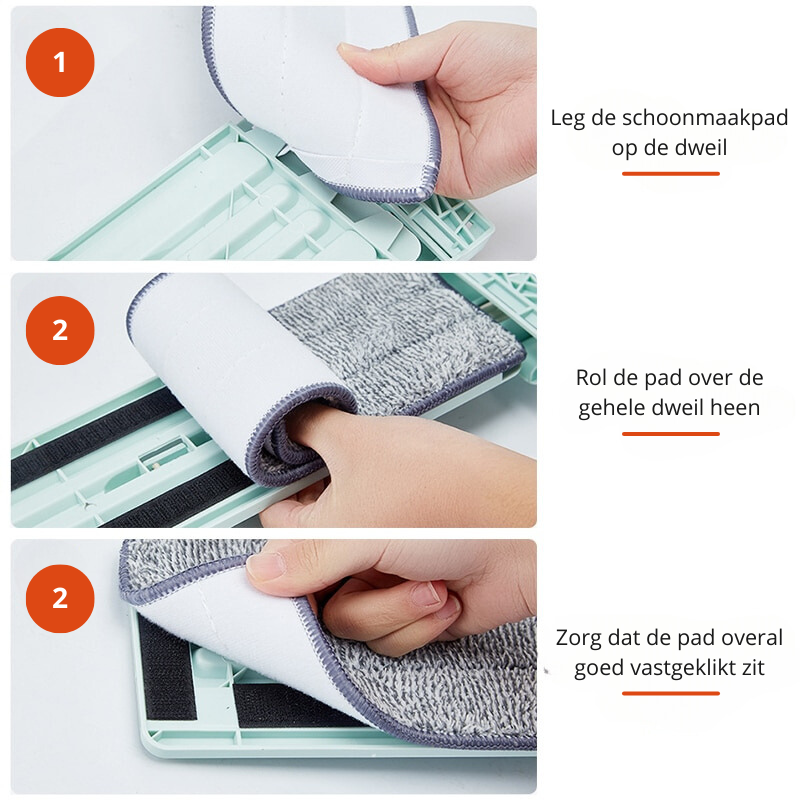home & garden : EasyMop | Bespaar tijd en moeite met de handige squeeze reinigingsfunctie in van Pantino