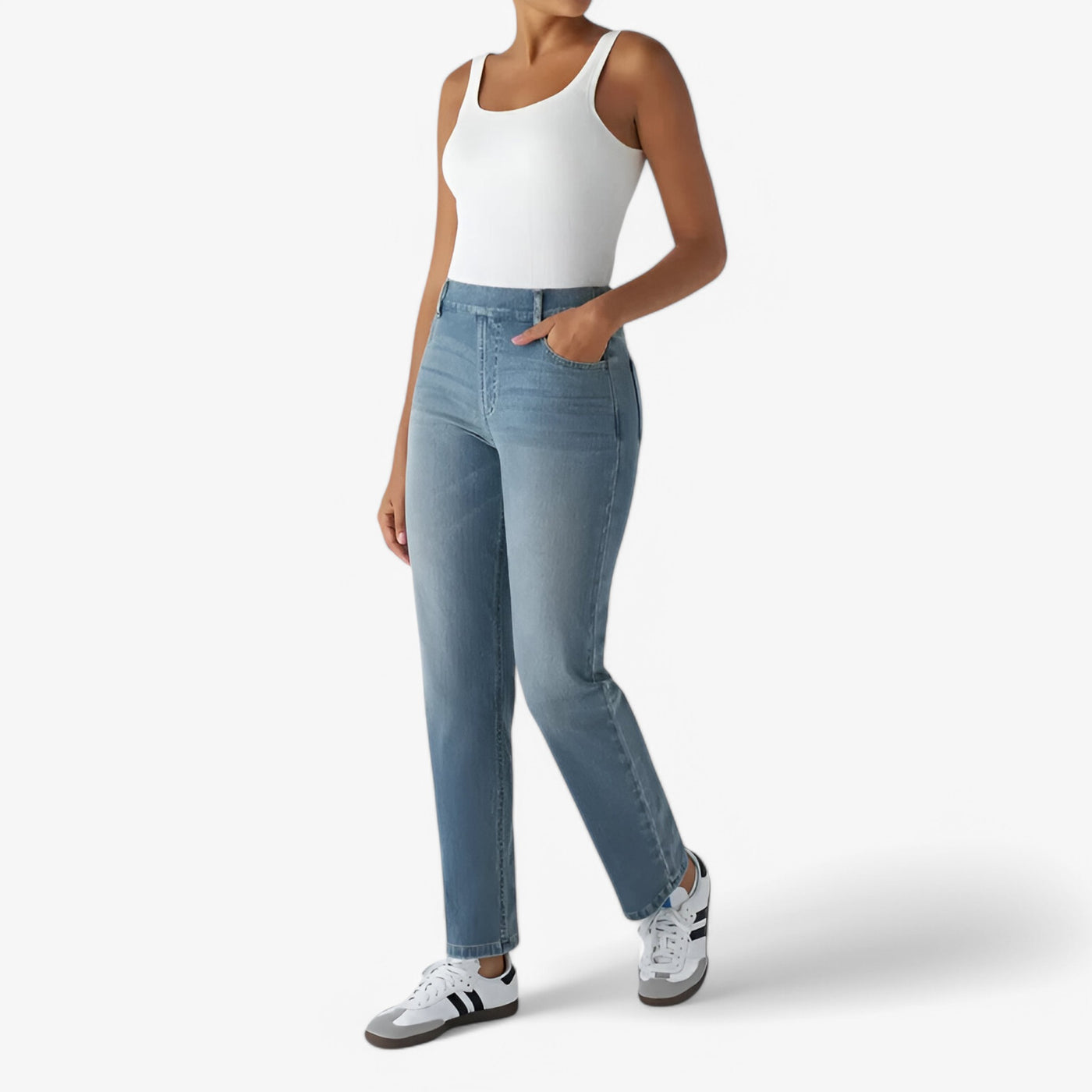 (pinterest) Nina | Broek met hoge taille - Rekbaar & Comfortabel - € : Nina | Broek met hoge taille - Rekbaar & Comfortabel in van Pantinoshop